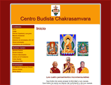 Tablet Screenshot of chakrasamvara.org